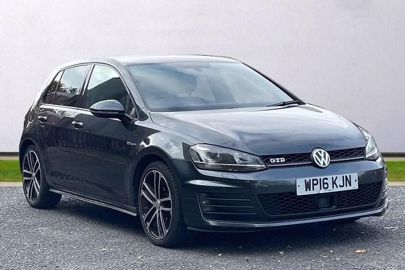 Grey Used 2016 VW Golf VII GTD Hatchback | £10,495 (Good price) - Image 1/1