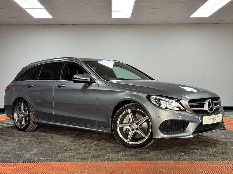 Silver Used 2014 Mercedes C250 AMG line Estate | £13,430 (Expensive) - Image 1/4