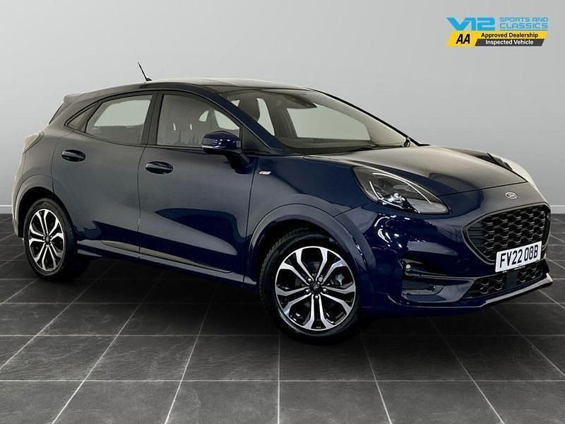 Blue Used 2022 Ford Puma ST-Line SUV | £11,695 (Fair price) - Image 1/2