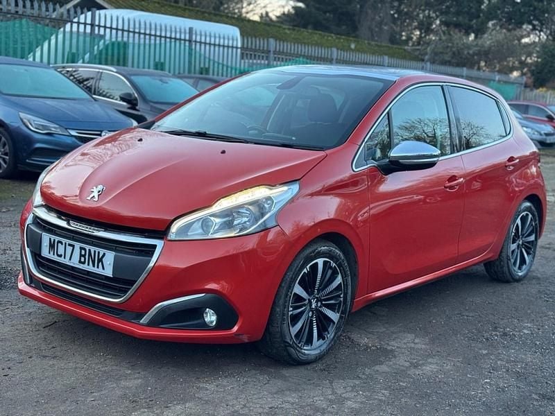 Used Peugeot 208 Allure Premium 2017 Orange Hatchback