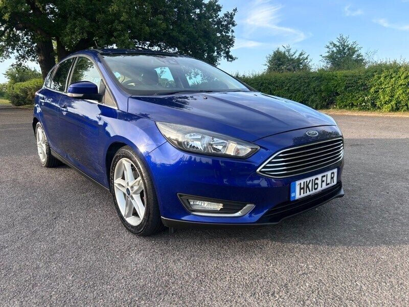 Blue Used 2016 Ford Focus Titanium Hatchback | £3,995 (Fair price) - Image 1/4