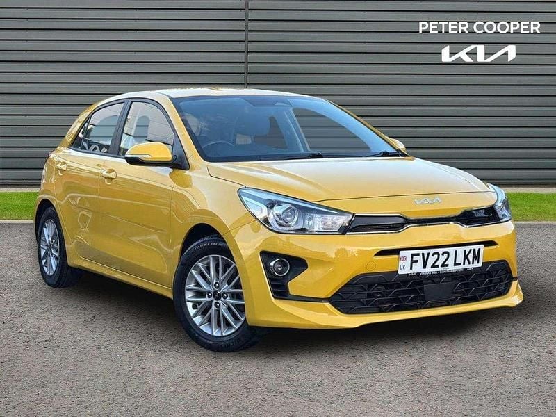 Yellow Used 2022 Kia Rio Hatchback | £12,391 (A bit pricey) - Image 1/4