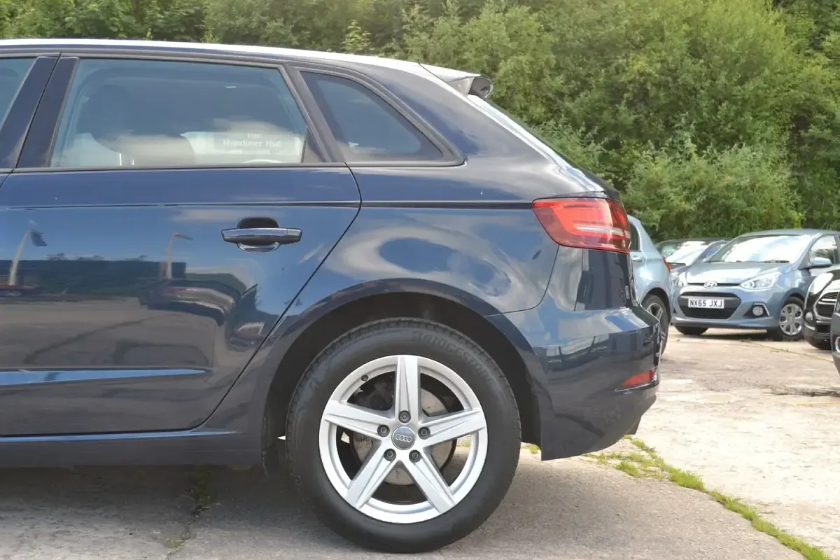 Used Audi A3 116 HP (85 kW) 2019 Blue Sedan