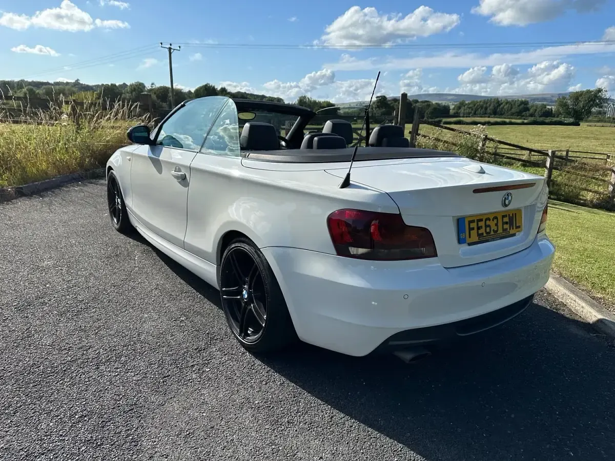 Used BMW 120 Cabriolet Sport Line 2013 White Cabriolet