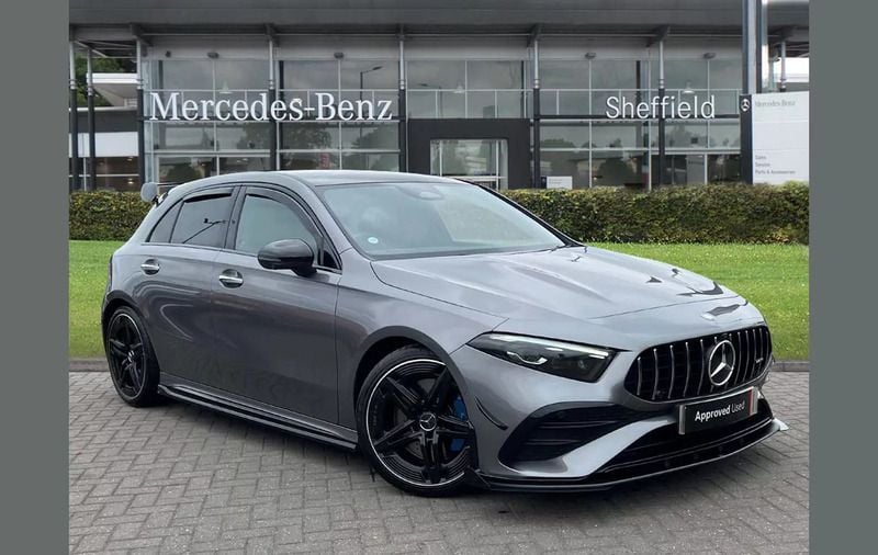 Grey Used 2023 Mercedes A35 AMG Premium Plus Hatchback | £37,485 (A bit pricey) - Image 1/2