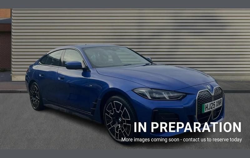 Portimao blue Used 2025 BMW i4 M Sport Sedan | £35,490 (Good price) - Image 1/4