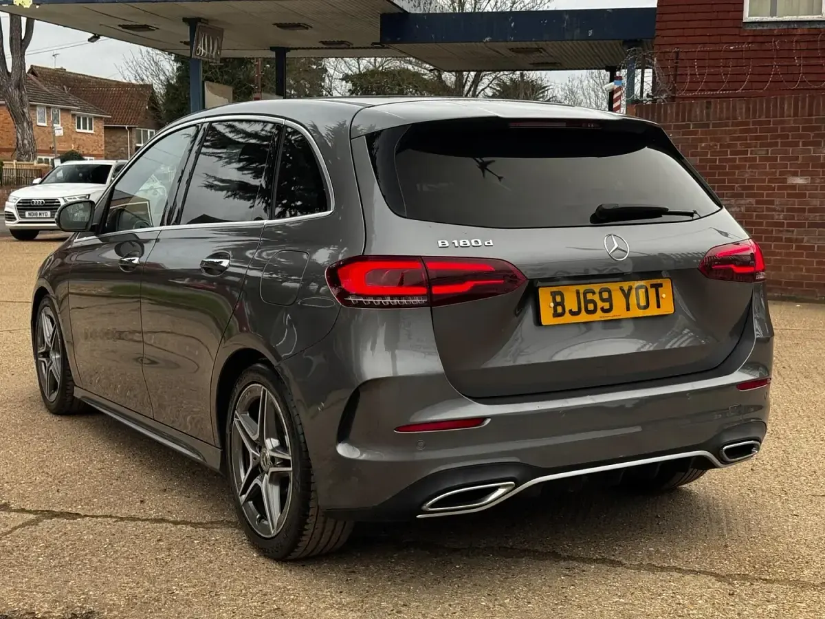 Used Mercedes B180 AMG line 116 HP (85 kW) 2019 Grey Hatchback