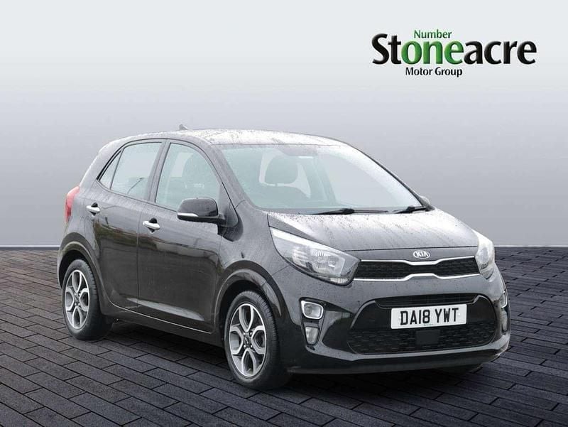 Black Used 2018 Kia Picanto 3 Hatchback | £8,495 (Fair price) - Image 1/4