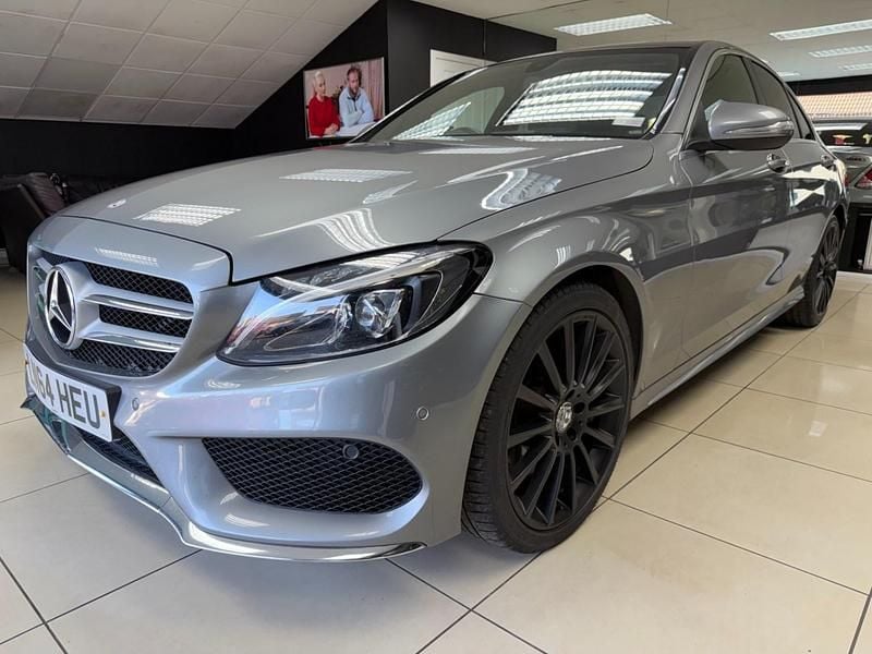 Used Mercedes C250 AMG line 2014 Silver Sedan