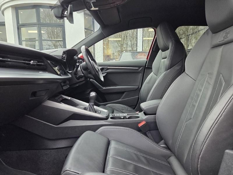 Used Audi A3 S-Line 110 HP (80 kW) 2023 Red Sedan