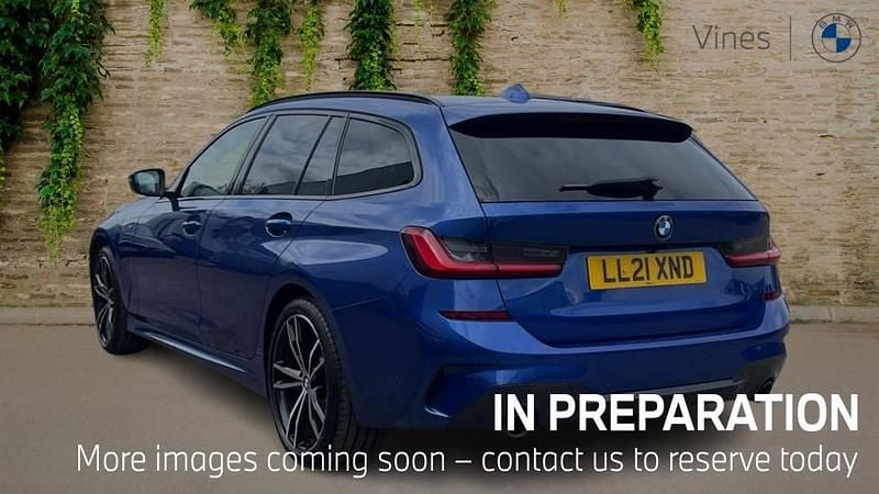 Used BMW 330e M Sport 288 HP (211 kW) 2021 Blue Estate