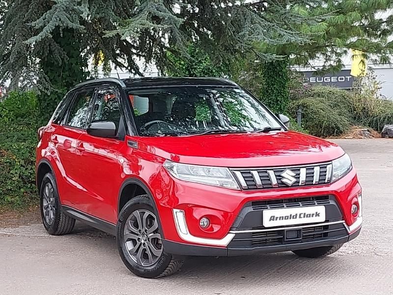Red Used 2021 Suzuki Vitara SZ4 SUV | £13,198 (Fair price) - Image 1/4