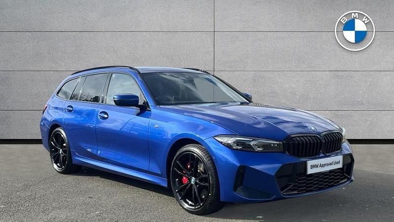 Used BMW 330e M Sport 288 HP (211 kW) 2024 Blue Estate