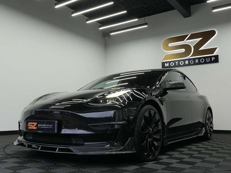 Used Tesla Model 3 Long Range AWD 366 kW (498 HP) 2021 Black Sedan