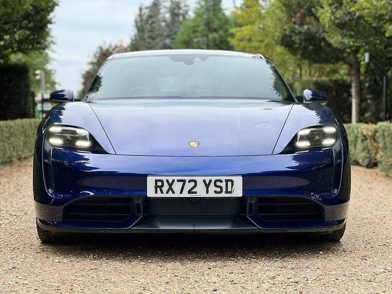Used Porsche Taycan Performance Package 500 kW (680 HP) 2022 Blue Sedan
