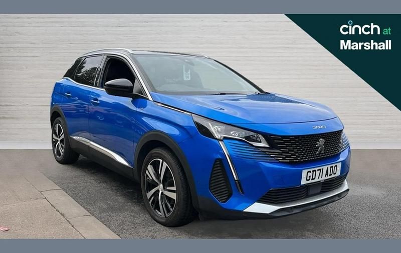 Blue Used 2022 Peugeot 3008 GTi SUV | £17,291 (Fair price) - Image 1/4