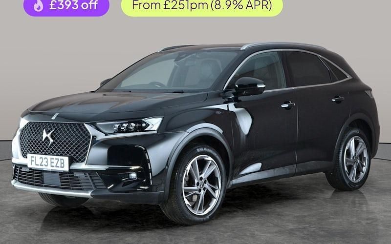 Used DS Automobiles DS7 Crossback Rivoli 131 HP (96 kW) 2022 Black SUV