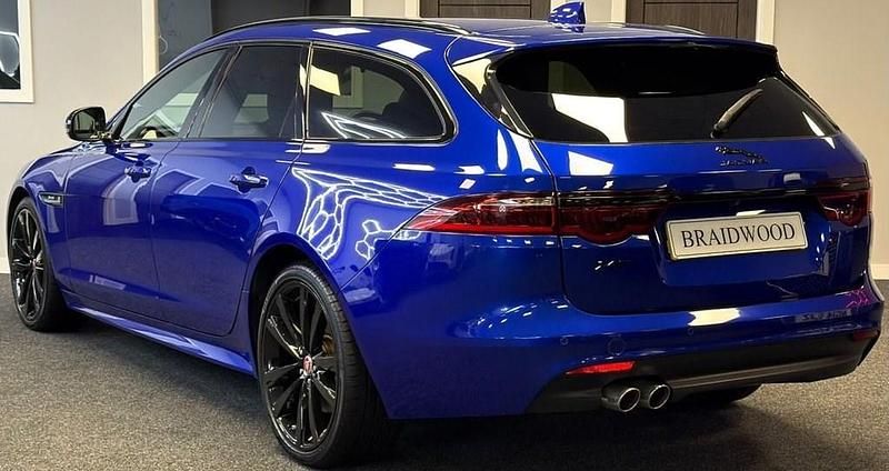Used Jaguar XF Sportbrake R-Sport 180 HP (132 kW) 2019 Blue Estate