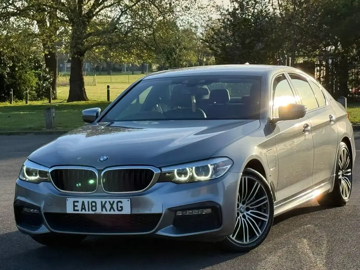Used BMW 530e M Sport 252 HP (185 kW) 2018 Blue Sedan