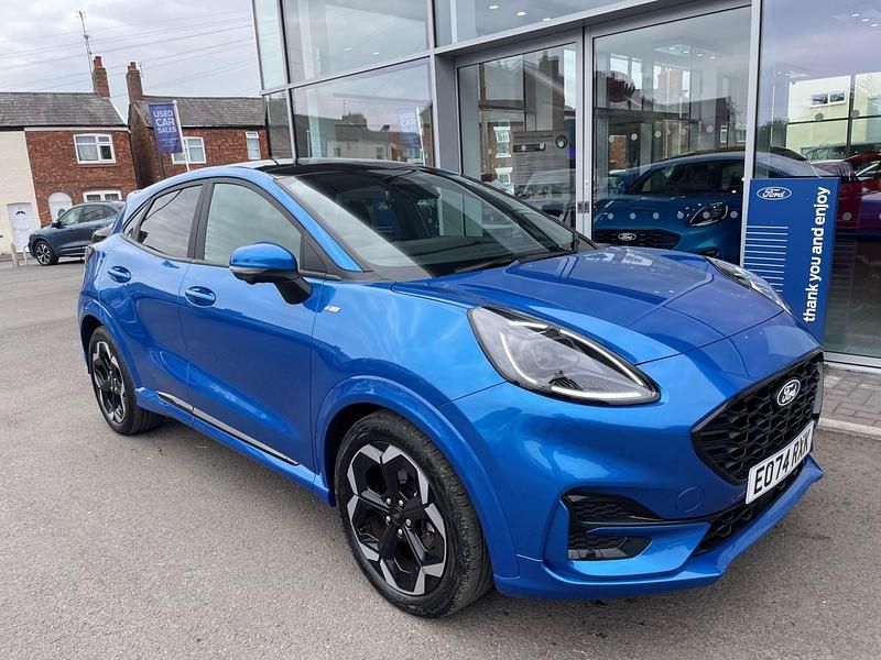 Blue Used 2024 Ford Puma ST-Line X Hatchback | £22,695 - Image 1/4