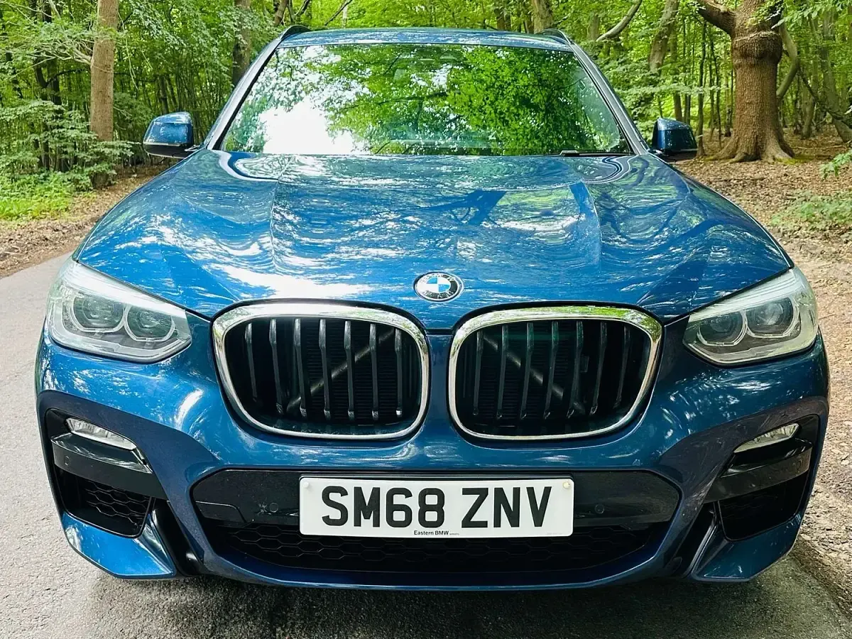 Used BMW X3 M Sport 261 HP (191 kW) 2019 Blue SUV