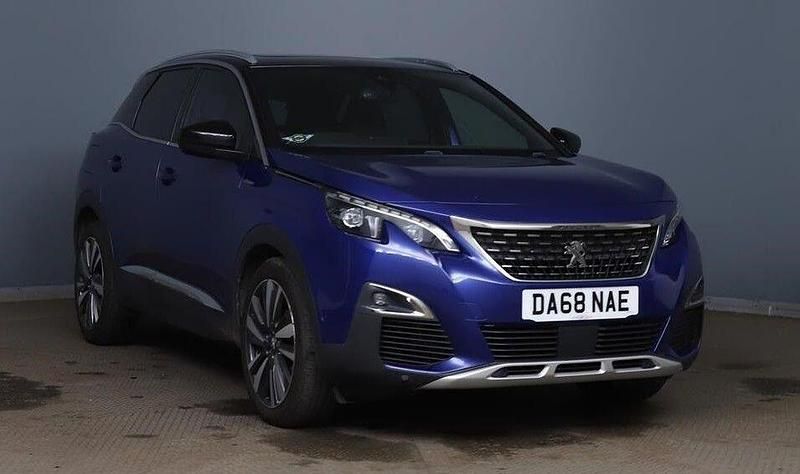 Blue Used 2018 Peugeot 3008 Premium Hatchback | £8,990 (Good price) - Image 1/2