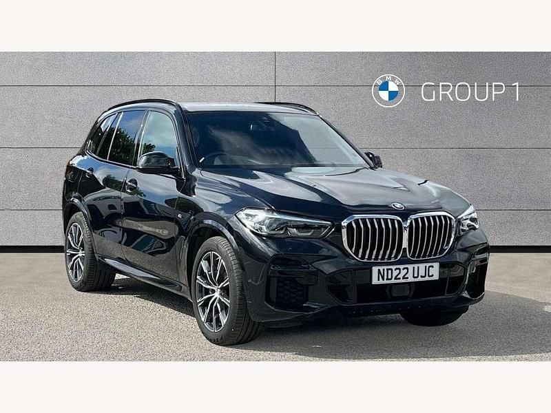 Black Used 2022 BMW X5 M Sport SUV | £42,495 (Good price) - Image 1/4