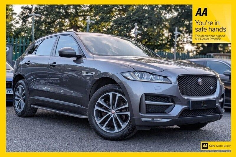 Grey Used 2017 Jaguar F-Pace R-Sport SUV | £13,758 (Good price) - Image 1/1