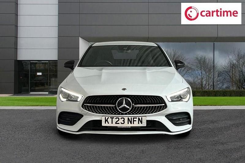 Used Mercedes CLA200 AMG Line Premium 163 HP (119 kW) 2023 White Coupe