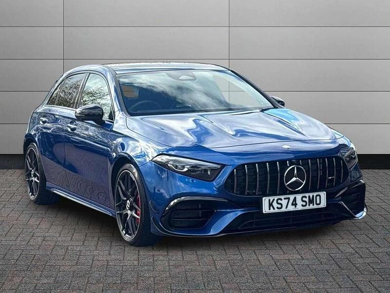 Blue Used 2024 Mercedes A45 AMG Hatchback | £49,390 (Fair price) - Image 1/4