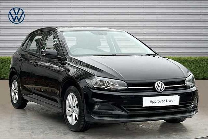 Used VW Polo Edition 95 HP (69 kW) 2019 Black Hatchback
