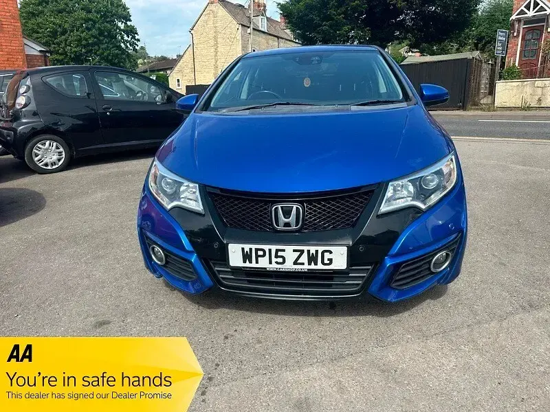 Used Honda Civic SE Plus 120 HP (88 kW) 2015 Blue Hatchback