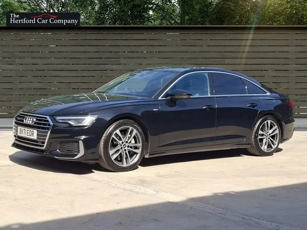 Used Audi A6 S-Line 299 HP (219 kW) 2021 Black Sedan