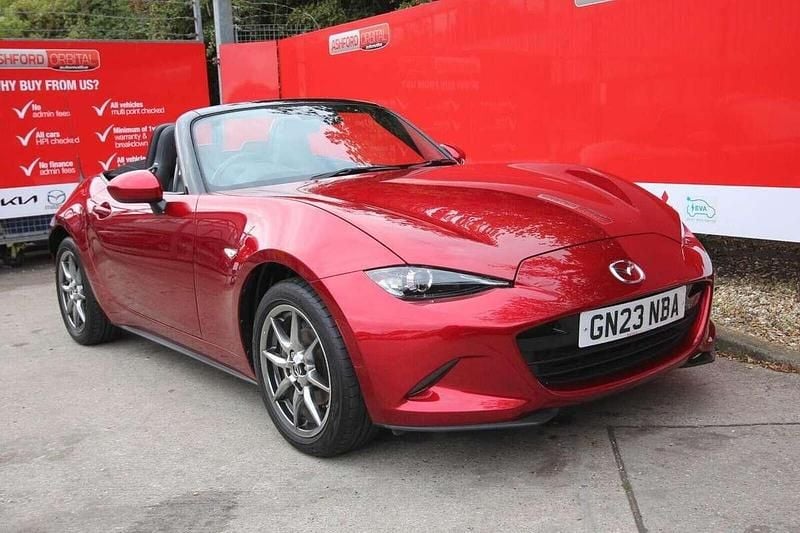 Red Used 2022 Mazda MX5 Inclusive Cabriolet | £18,950 (Fair price) - Image 1/4