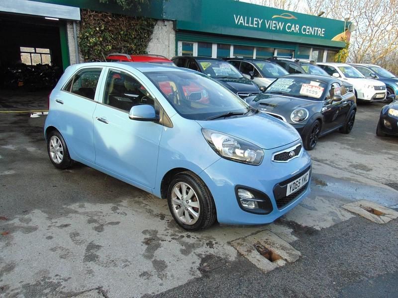 Used Kia Picanto 68 HP (50 kW) 2015 Blue Hatchback