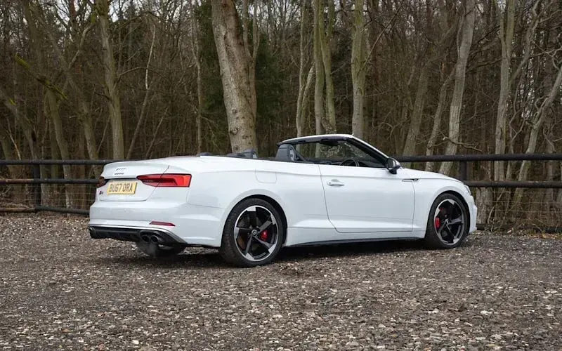 Used Audi S5 Cabriolet S-Line 354 HP (260 kW) 2017 White Cabriolet