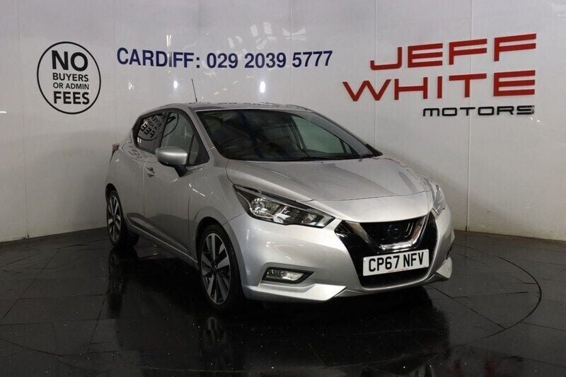 Silver Used 2018 Nissan Micra Tekna Hatchback | £8,488 (Good price) - Image 1/4