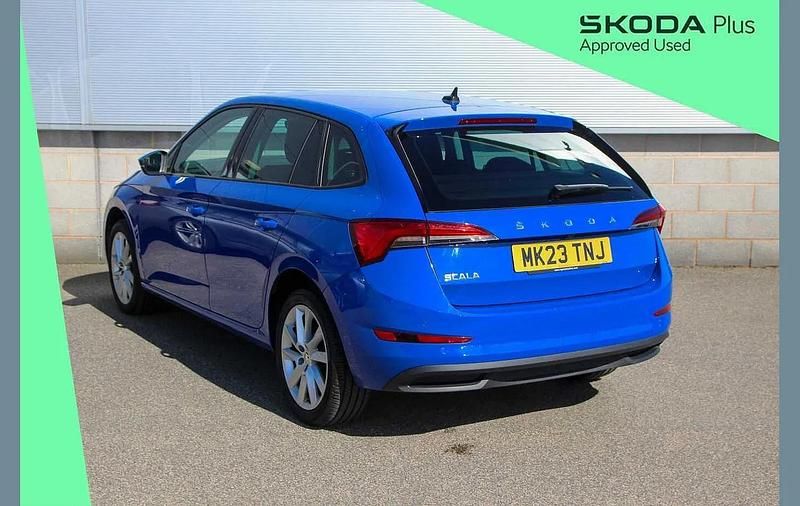 Used Skoda Scala SE L 108 HP (79 kW) 2023 Blue Hatchback