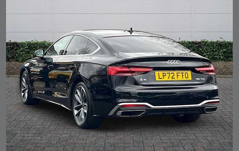 Usado Audi A5 Sportback S-Line 161 CV (118 kW) 2022 Negro Utilitario