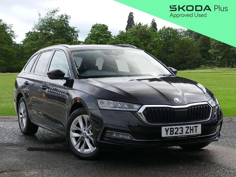 Black Used 2023 Skoda Octavia SE L Estate | £21,995 (A bit pricey) - Image 1/3