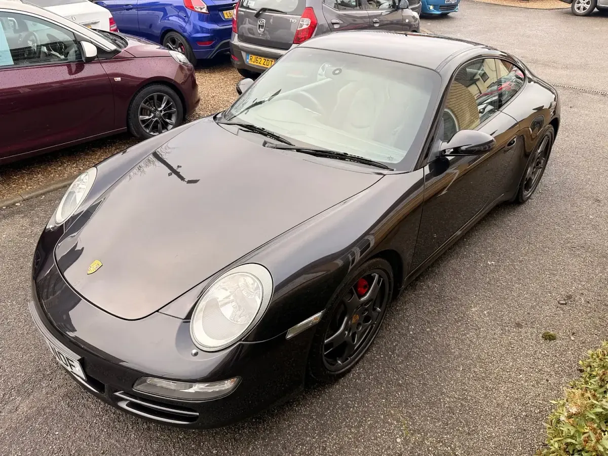 Used Porsche 911 355 HP (261 kW) 2006 Bassalt black Coupe