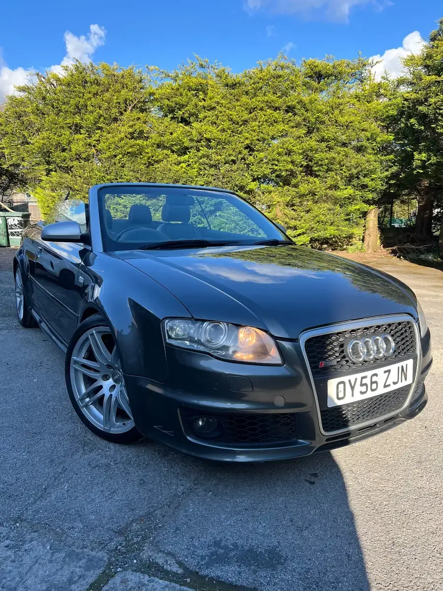 Used Audi RS4 420 HP (308 kW) 2007 Grey Cabriolet