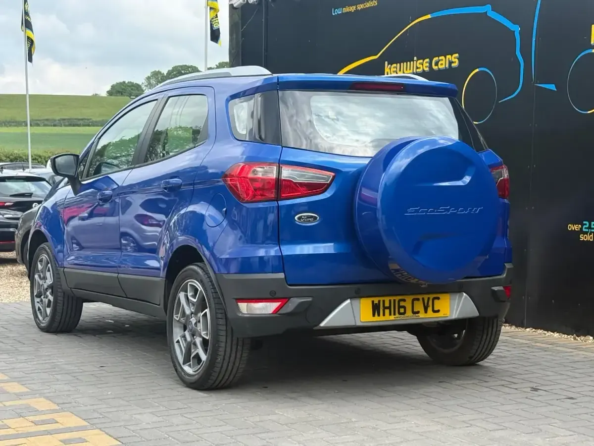 Usado Ford Ecosport Titanium 125 HP (91 kW) 2016 Azul SUV