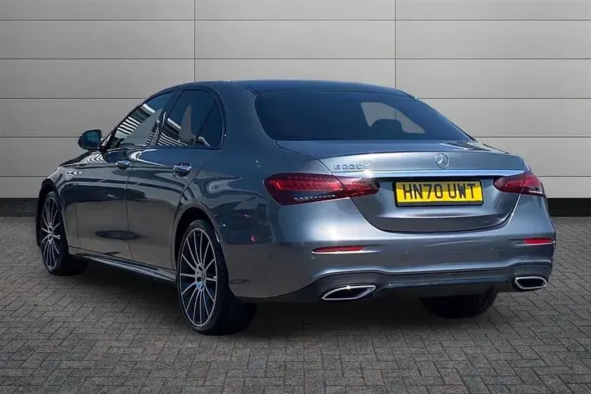 Used Mercedes E220 AMG line 194 HP (142 kW) 2021 Grey Sedan