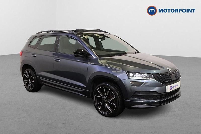 Grey Used 2020 Skoda Karoq SportLine SUV | £20,899 (A bit pricey) - Image 1/4