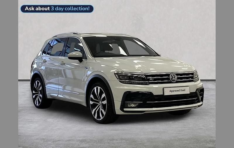 Used VW Tiguan R-line 150 HP (110 kW) 2018 White SUV