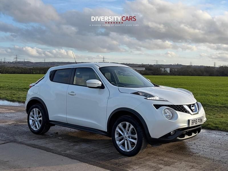 Used Nissan Juke N-Connecta 110 HP (80 kW) 2016 White SUV