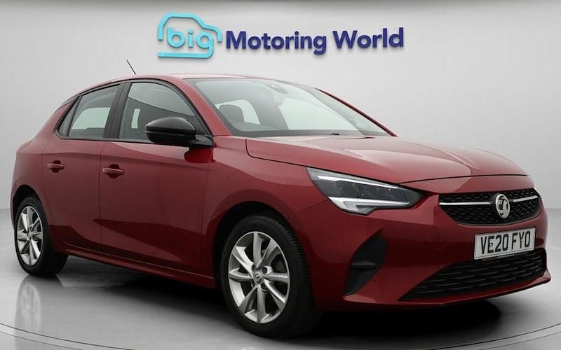 Used Vauxhall Corsa 75 HP (55 kW) 2020 Red Hatchback