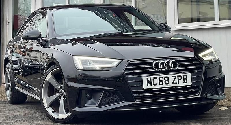 Used Audi A4 Black Edition 150 HP (110 kW) 2019 Black Sedan