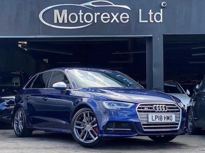 Used Audi S3 Sportback Advanced 2018 Blue Hatchback